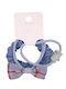 Kinder Haargummi Blau