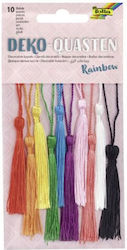 Folia Dekorative Quasten 10 Farben