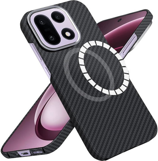 Techsuit Rückseitencover Aramidfaser 1mm Schwarz für OnePlus 15