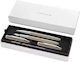 Set Stilouri Jazz Noble Taupe Pană De Scris + Stilou Rollerball