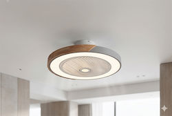 Redled Woody Plus Πλαφονιέρα 50cm με Φως Γκρι / Πολύχρωμη Redled Woody Plus Πλαφονιέρα 50cm με Φως Γκρι / Πολύχρωμη