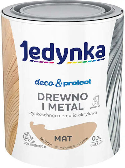 Schnelltrocknende Acryl Emaille Beiges Matt 700 Ml Jedynka