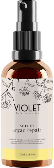 Violet Hair Serum for Repair Nourishing Split Ends Brightening and Oiliness 100ml