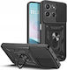 Tech-Protect Camshield Pro Back Cover Plastic Silicone Black Motorola Moto G57 Power G67 Power