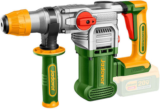 Jadever JDLM1B283 Cordless Rotary Hammer Brushless 20V 2x4Ah with SDS Plus Socket 400782