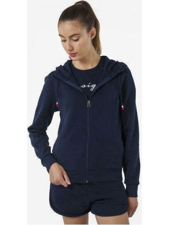 Γυναικείο Φούτερ με Κουκούλα Navy Blue