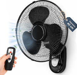 Bakaji Wandventilator 40cm Schwarz Bakaji Wandventilator 40cm Schwarz