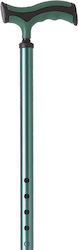 Moretti Aluminium Walking Stick Rp190 Green