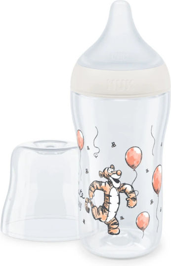 Nuk Plastic Baby Bottle Perfect Match Anti-colic with Silicone Teat Blue 260ml