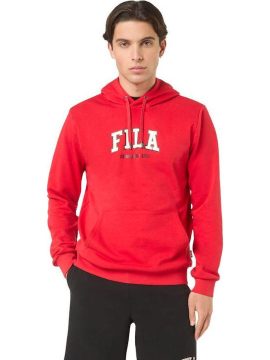 Sweatshirt with Hood Red