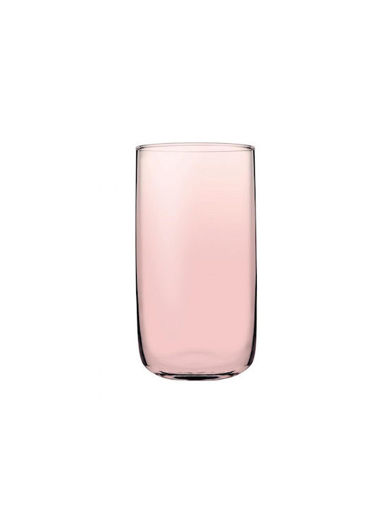 Espiel Iconic Ποτήρι Νερού από Γυαλί Pink 365ml