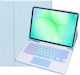Flip Cover mit Tastatur Blau (Samsung Galaxy Tab A11 Plus)