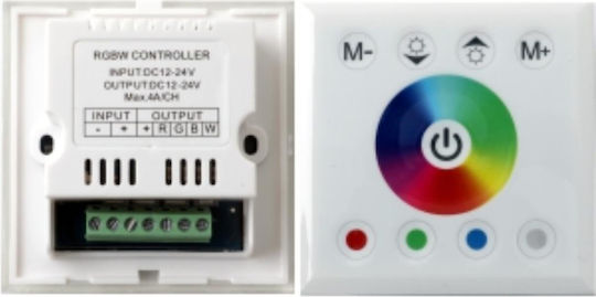 Controler Tactil Incorporat RGBW 192W-384W
