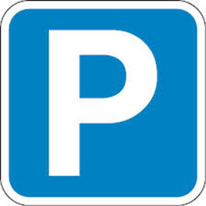 Sticker 12 X 12 Cm Preventa "parking Space"