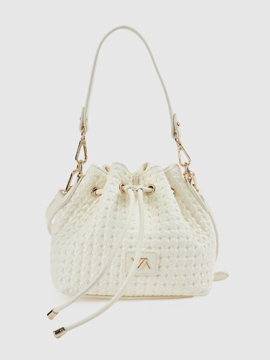 Verde Women's Shoulder Bag Ecru