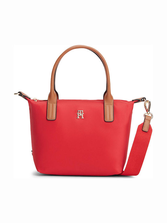 Tommy Hilfiger Popette Mini Geantă Tote De Damă Din Piele