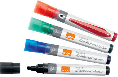 Marker Nobo Pentru Table Magnetice Flipchart Vârf 5-12 Mm 10 Bucăți Cutie Culori Diverse