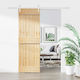 Sliding Door Natural White 70 x 210 cm 3445176 ...