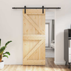Ușă Glisantă Negru Natural 85 X 210 Cm 3444895 ...