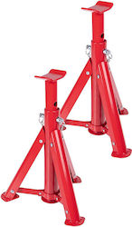 Tech Boss Set Vehicle Support Stands with Lifting Capacity up to 2 Tons