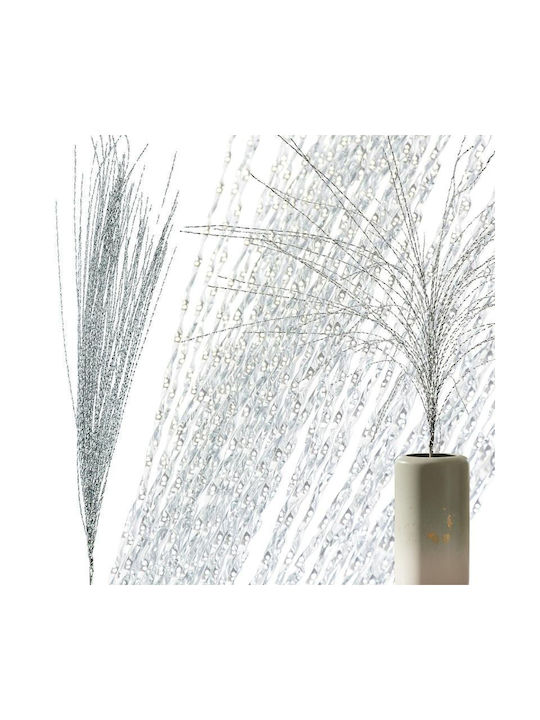 Dekorative Künstliche Frühling Zweigstelle 117cm Silber Grau Silber