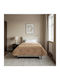 vidaXL Einzelbettbezug 140x220 Taupe