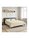 vidaXL Bettbezug Übergröße 220x260 Beige