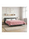 vidaXL Doppelbettbezug 200x200 Rosa