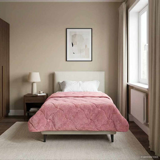 vidaXL Einzelbettbezug 140x220 Rosa