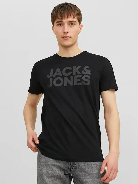Jack & Jones Jjecorp Tricou Negru