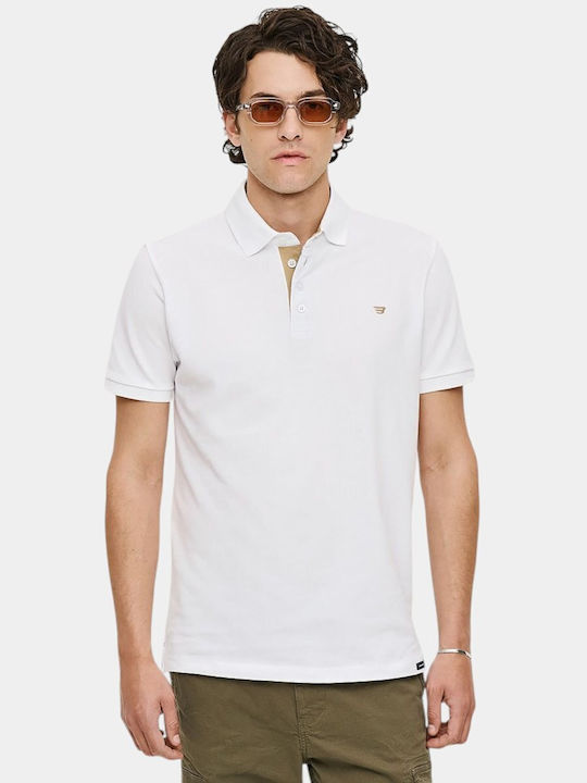 Brokers Jeans Polo Μπλούζα Λευκο