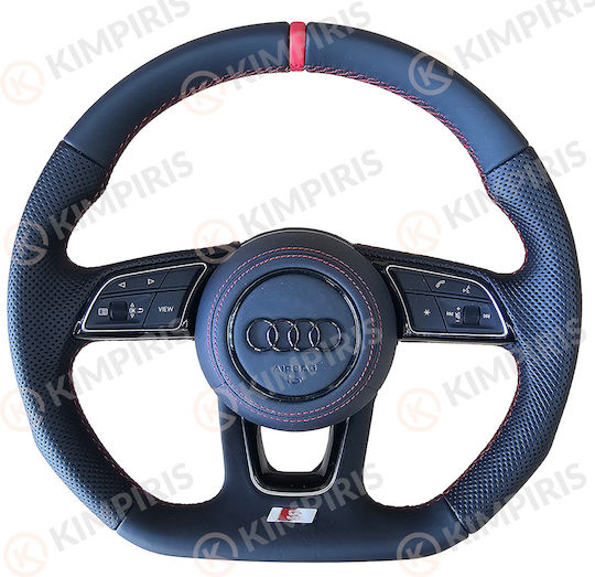 Car Steering Wheel Audi Marke Red Edition