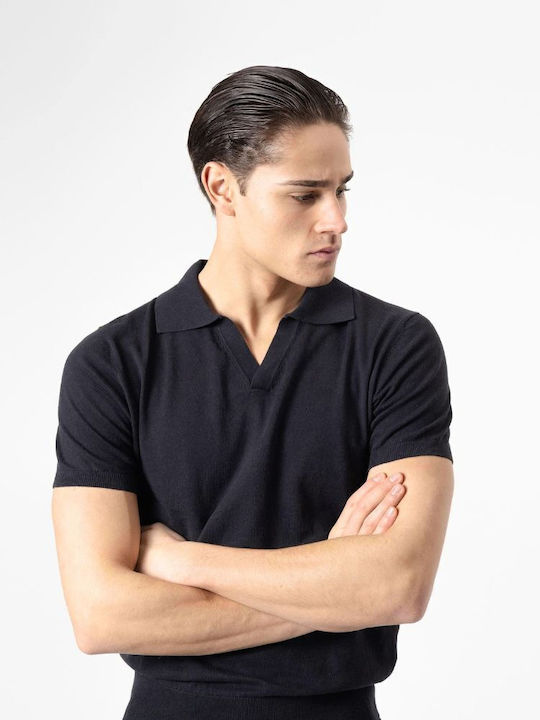 Puroego Polo Pulover Negru