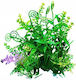 Aqua Natura Decorațiune Acvariu Plantă Verde-Galbenă Din Plastic 12 Cm Frunze Mici Dense