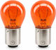 Poly Λαμπτήρες Αυτοκινήτου P21w Bau15s 12v Orange Amber 2 Menge Monofacher Blinker Cd-94796