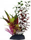 Aqua Natura Plant Aquarium Decoration Burgundy-green Plastic 18 Cm Plant Mix