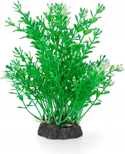 Aqua Natura Decorațiune Acvariu Plantă Artificială Verde Din Plastic 20 Cm Cu Frunze Fine