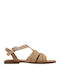 Women's Flat Sandals Beige