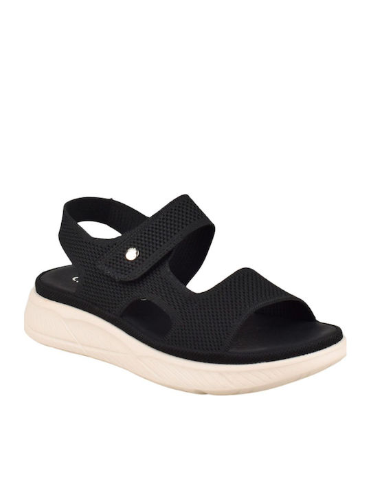 Amarpies Women's Anatomic Black Sandals