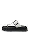 Women's White Flat Sandals