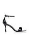 Patent Leather Black Sandals