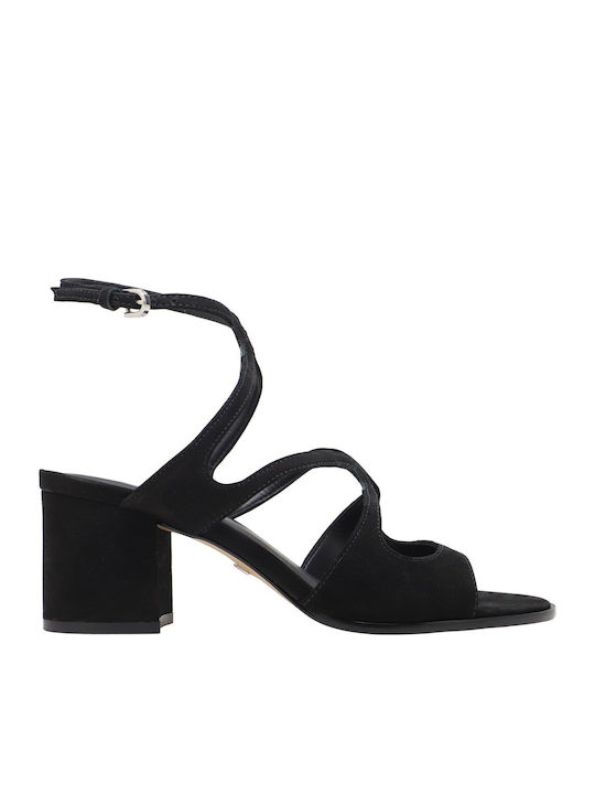Carrano Suede Sandals Black