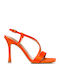 Damen Sandalen Orange