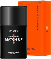 Foundation Men Grafen Match Up 25 Tan Spf20 40ml Foundation Men Grafen Match Up 25 Tan Spf20 40ml