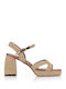 Damen Sandalen Beigen