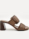 Leather Sandals Brown