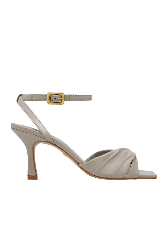 Carrano Damen Sandalen Leder Beige