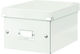 Leitz Archive Box 216 X 160 X 282 Mm Leitz Click Store Laminated Cardboard White
