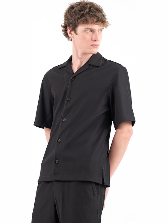 Vittorio Artist Μακρυμάνικo Overshirt Black 800...