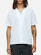 Short Sleeve Shirt in Regular Fit White